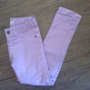 ❤️ Girls Cat &Jack lavender skinny jeans-5T